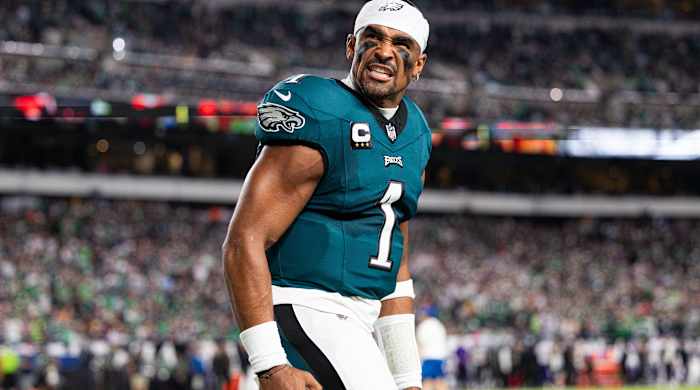 Jalen Hurts during the Eagles’ Week 2 win over the Vikings.